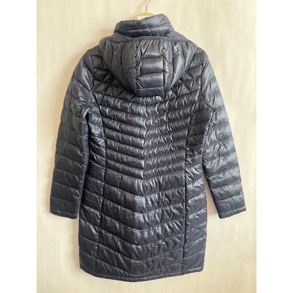 CALVIN KLEIN Women's Packable Hooded Down Puffer Coat Shiny
Navy Blue Small - Picture 2 of 15